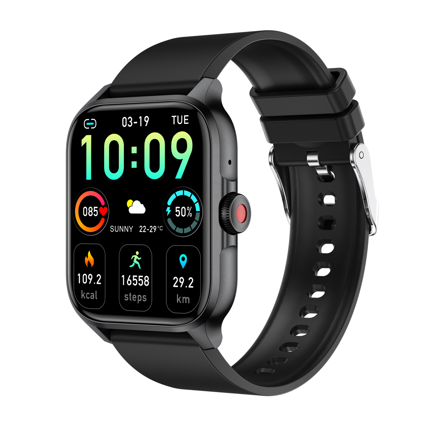 Long battery life ends charging anxiety, full-featured smartwatch accompanies you always