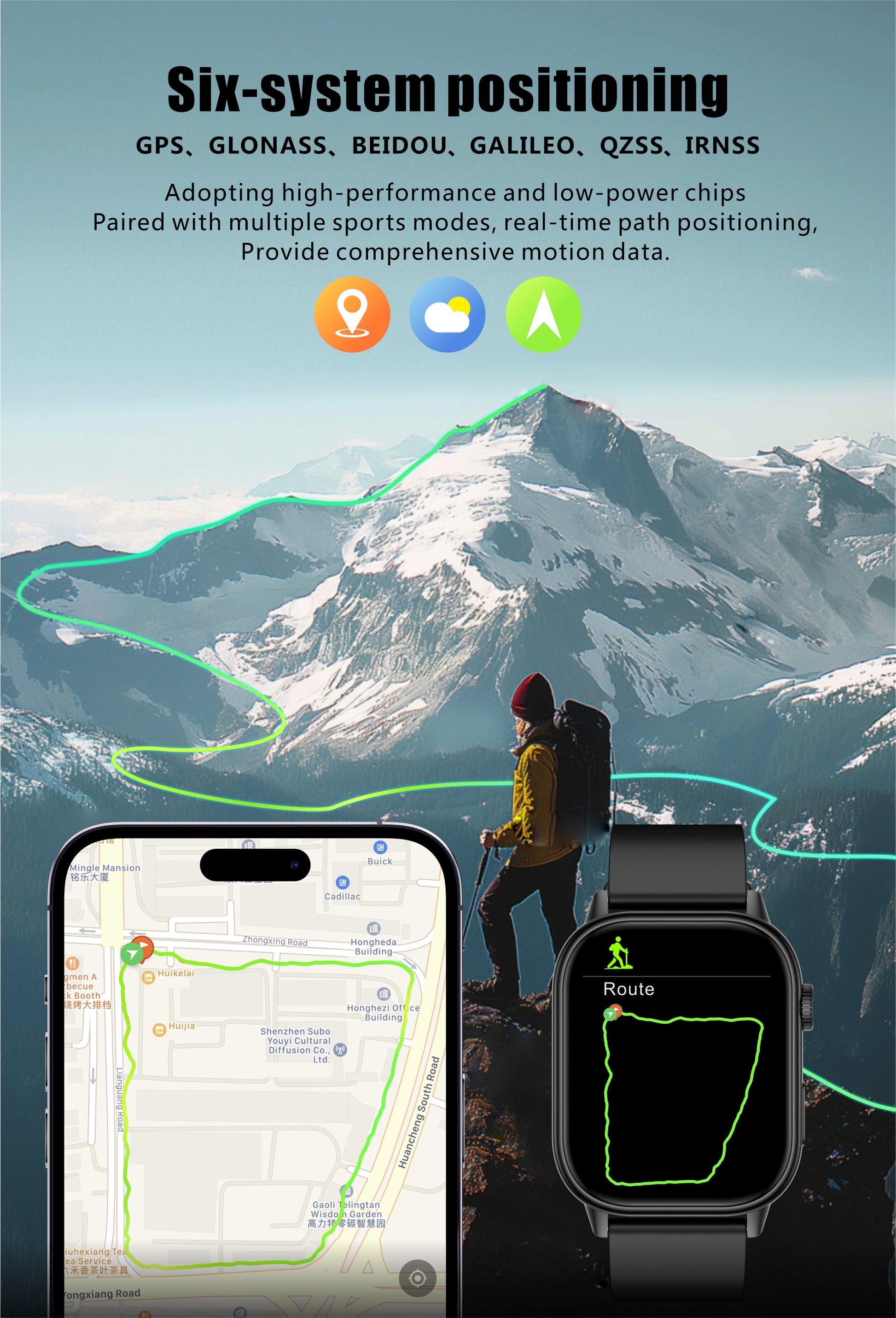 Low blood oxygen alert smart watch, timely remind abnormalities, build a safety line for health