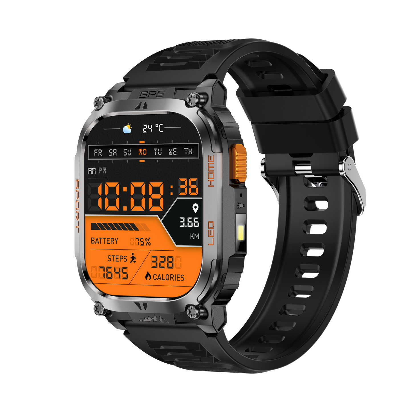 IP68 dustproof and waterproof rating, suitable for deep water diving activities