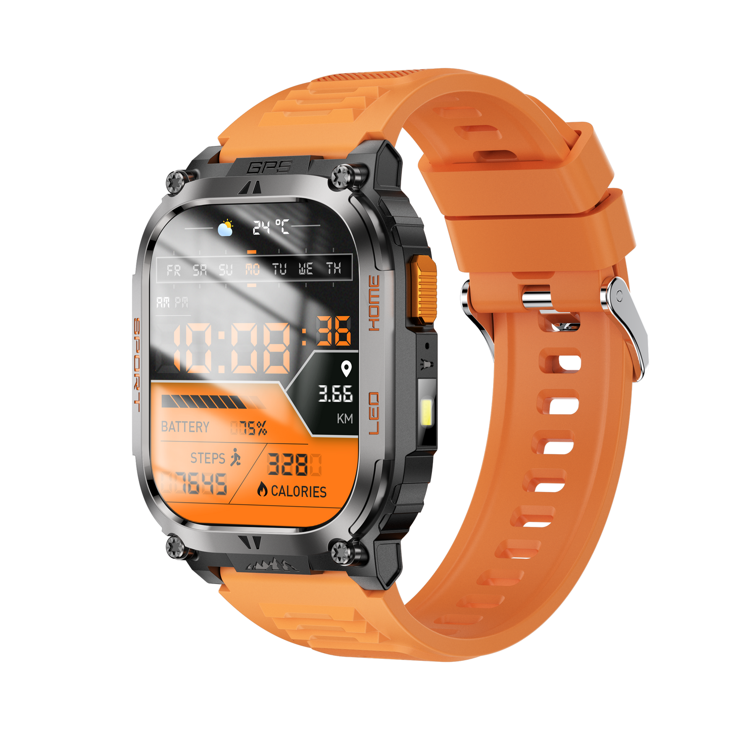 IP68 dustproof and waterproof rating, suitable for deep water diving activities