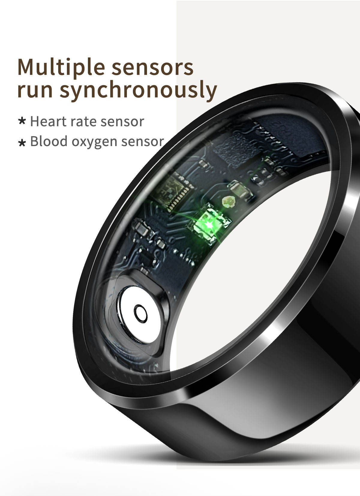 Medical-grade smart ring tracks health 24/7, grasp heart rate and blood oxygen in real time