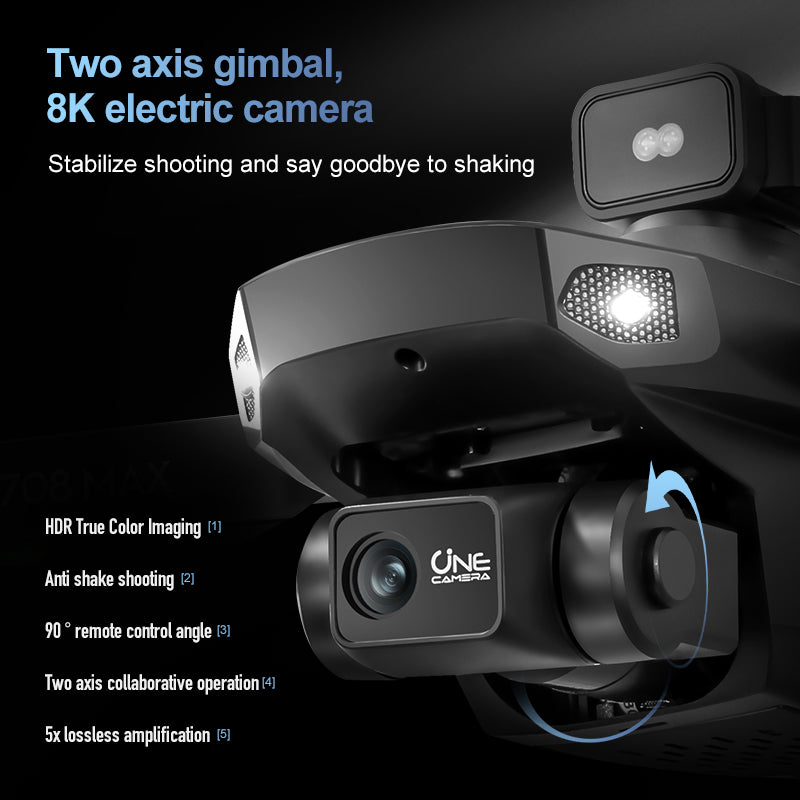 Foldable Aerial Drone One-key Follow Mode Auto Tracking Record Wonderful Outdoor Sports Moments
