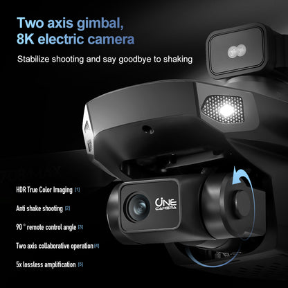 Foldable Aerial Drone One-key Follow Mode Auto Tracking Record Wonderful Outdoor Sports Moments
