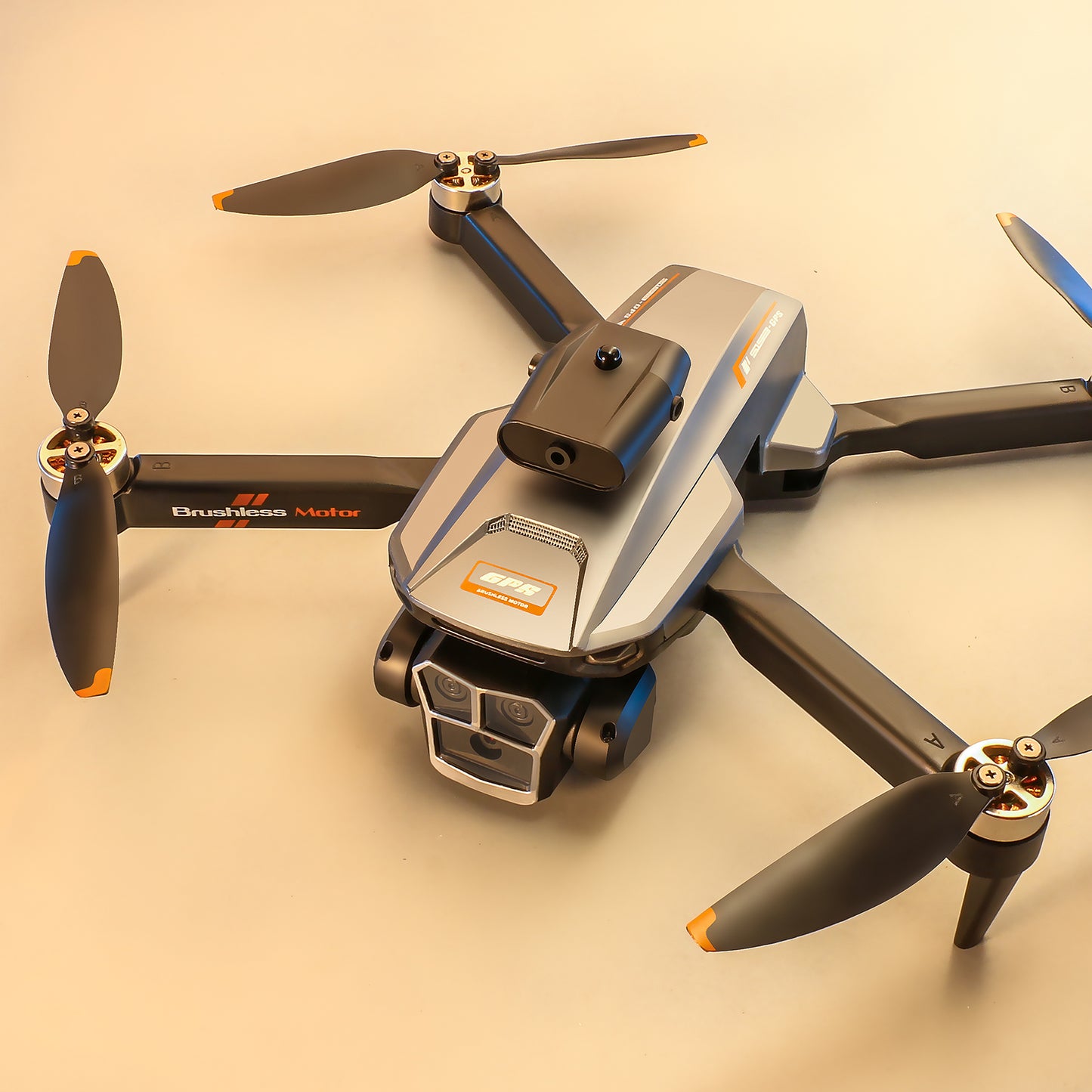 S158 GPS Foldable Drone Screen Controller 4K Dual Camera 4-Side Obstacle Avoidance Brushless Motor