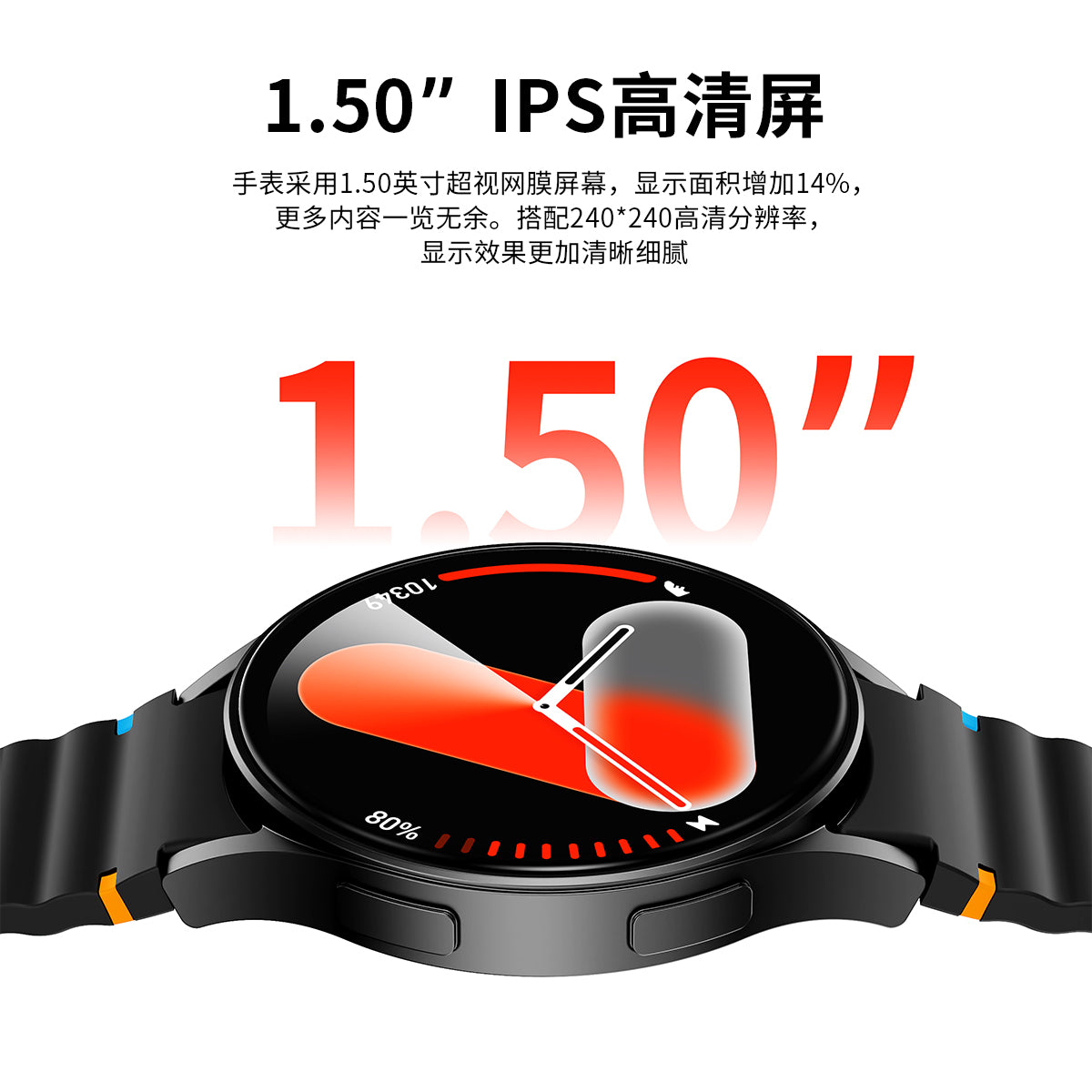 24/7 health monitoring + 14-day battery, smartwatch guards your daily life and sports