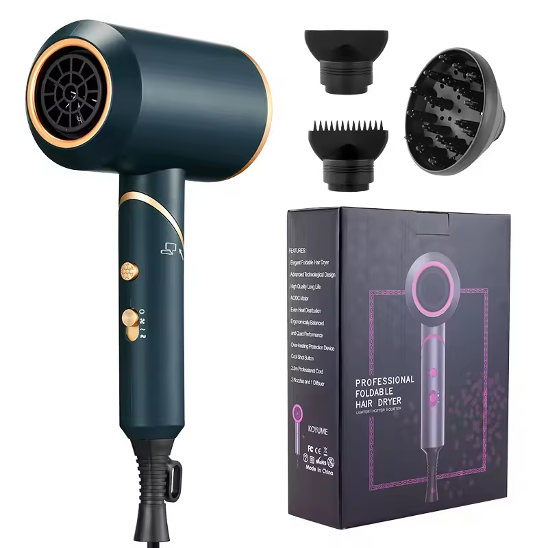 Blue Light Hair Dryer, Reduce Frizz & Add Shine