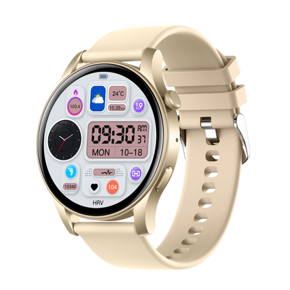 Sports smart watch with breathing training guides you to relax after intense exercis