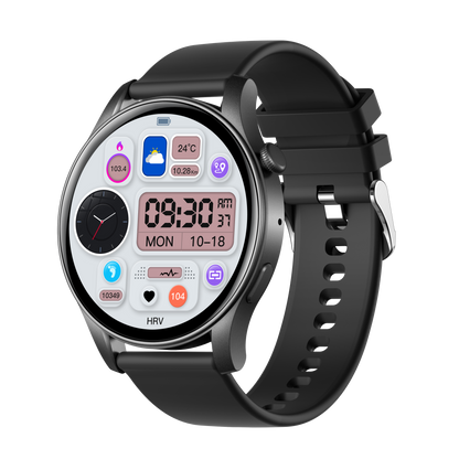Sports smart watch with breathing training guides you to relax after intense exercis