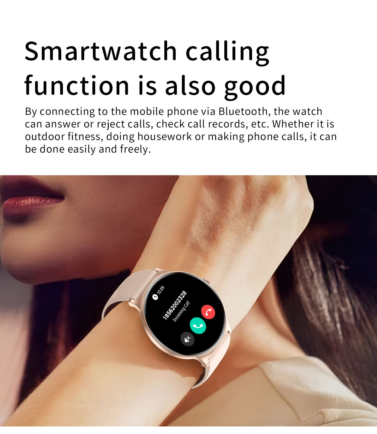 Business smart watch with sleek metal design shows your professional taste well