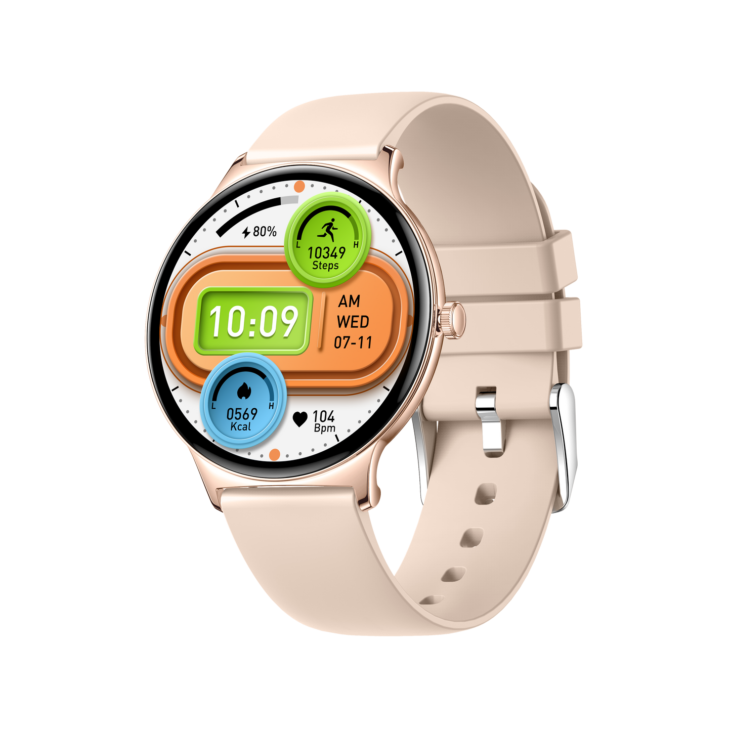 Business smart watch with sleek metal design shows your professional taste well