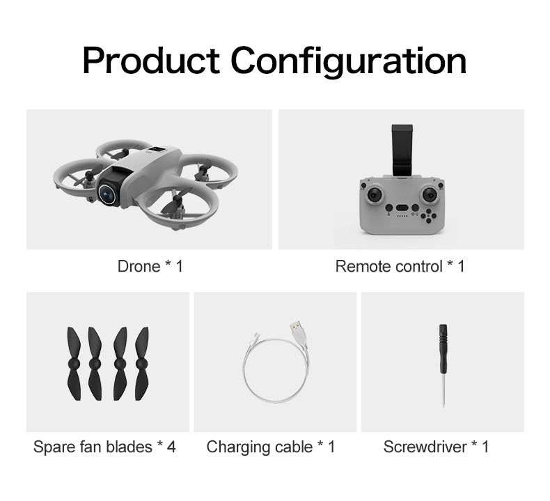 Kids Drone, Shockproof & Crash-Resistant, HD Mini Camera, Simple Remote Control, Parent-Child Interactive Educational Toy