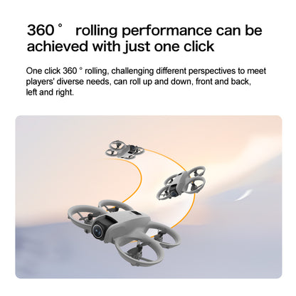 Precise control drone for aerial acrobatics, perform 360° flips and rolls with ease.