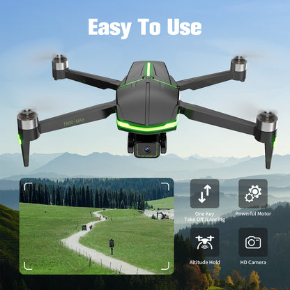 Lightweight drone fits in your backpack, ready to record every exciting moment on your trip