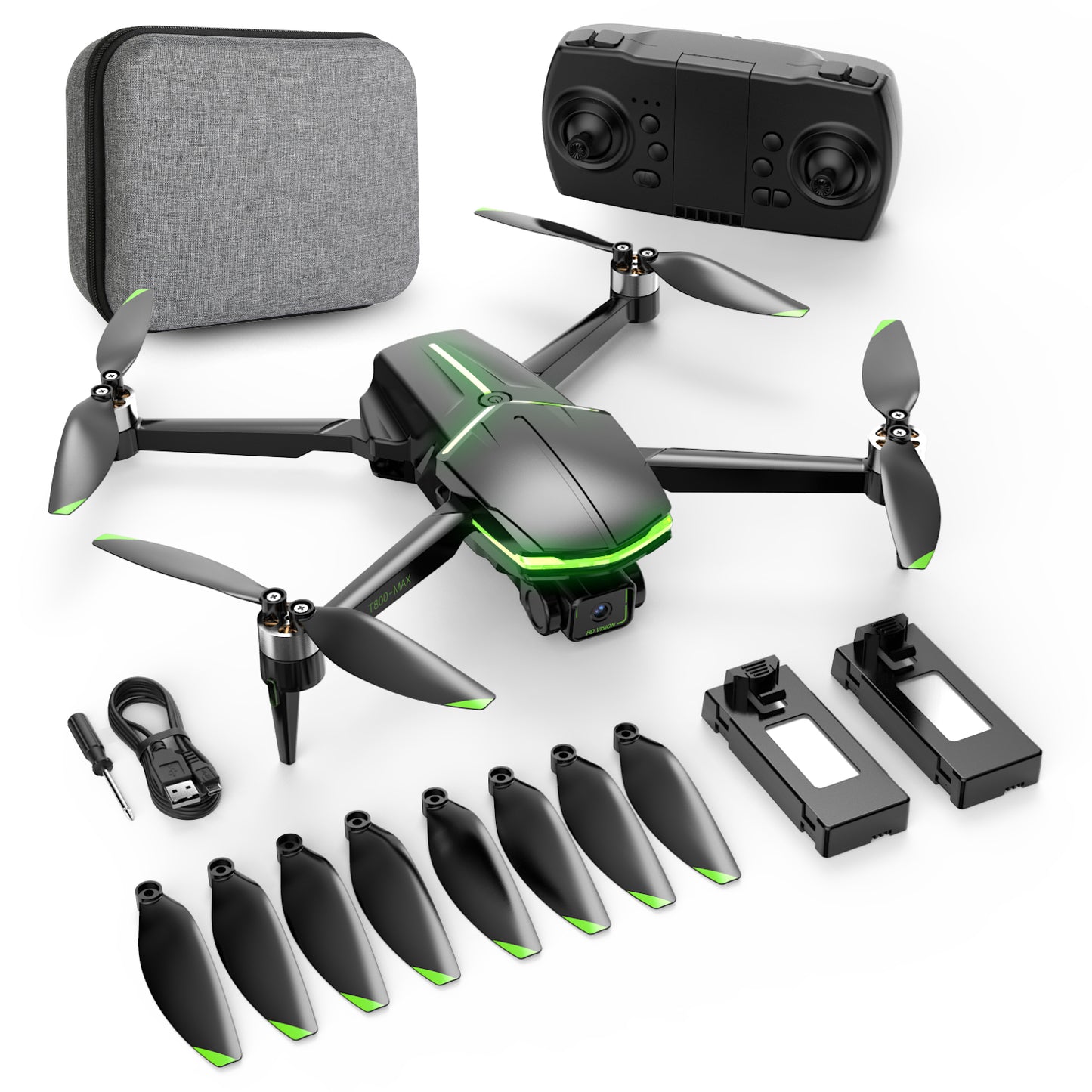 Lightweight drone fits in your backpack, ready to record every exciting moment on your trip