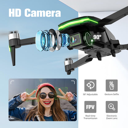 Lightweight drone fits in your backpack, ready to record every exciting moment on your trip