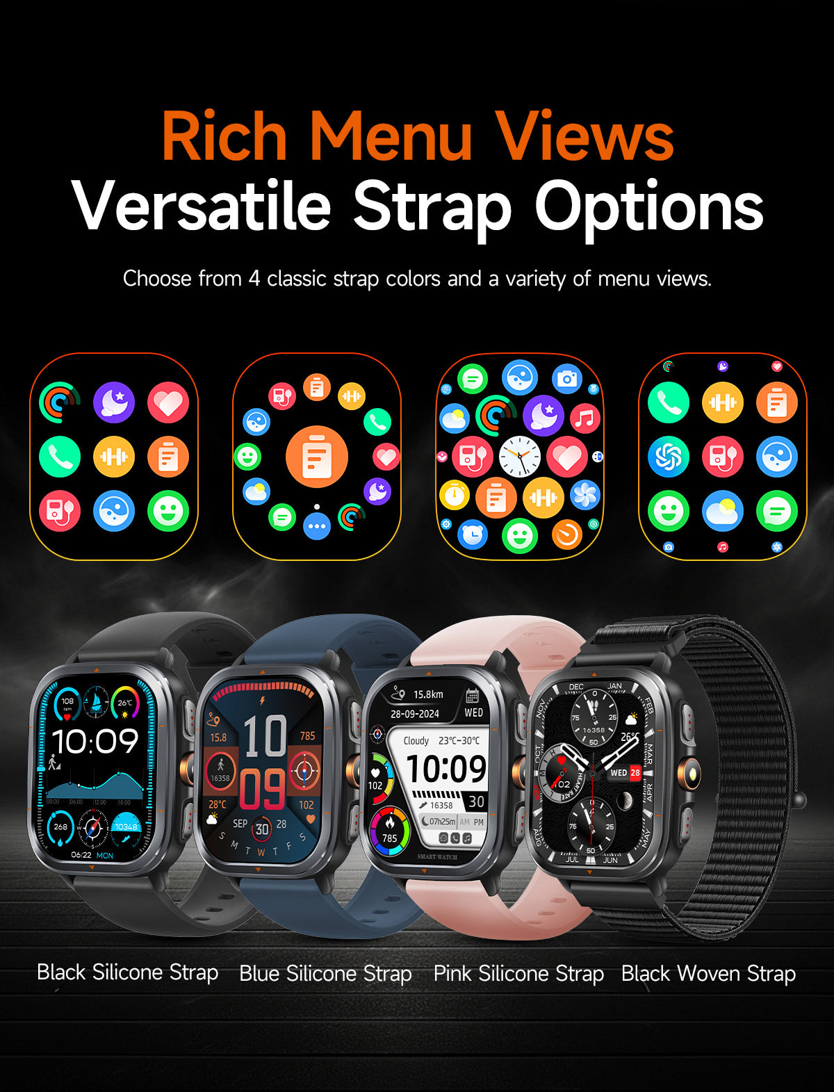 Heart rate abnormality alert smart watch, real - time protection for heart health, safer sports