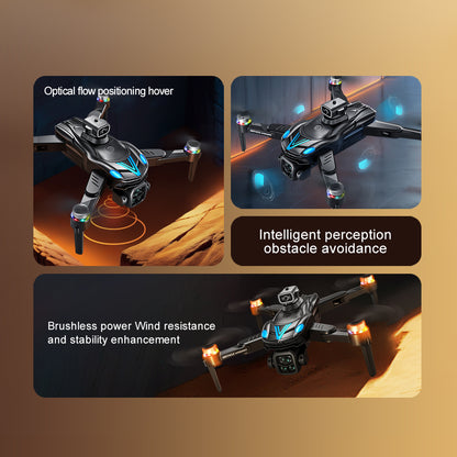 V188MAX Brushless Drone 4.3" Screen Remote  Smart Obstacle Avoidance RGB Gradient Light