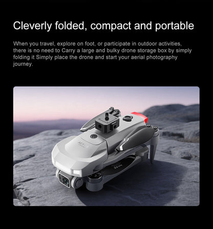 4D-V34 Brushless Drone 4.5" Screen Remote 8K Dual Camera GPS Version