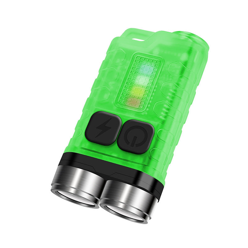 Mini magnetic bright flashlight, fast charge multi-gear, portable for camping power cut emergency