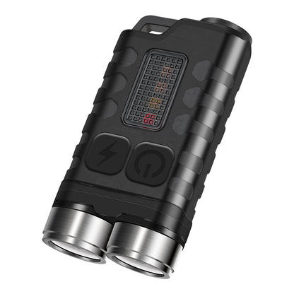 Mini magnetic bright flashlight, fast charge multi-gear, portable for camping power cut emergency