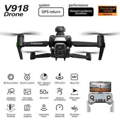 Follow me mode drone, automatically track your movement, capture dynamic moments effortlessly