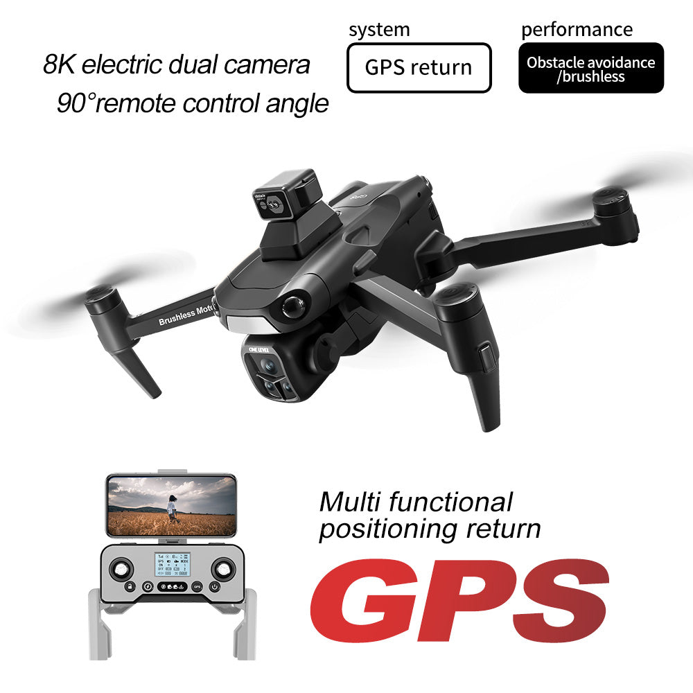 Follow me mode drone, automatically track your movement, capture dynamic moments effortlessly