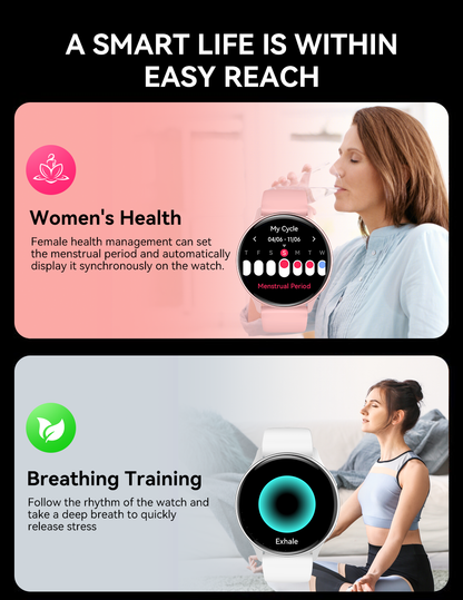 Smart watch with accurate sleep quality analysis, help you improve schedule and start energetic days