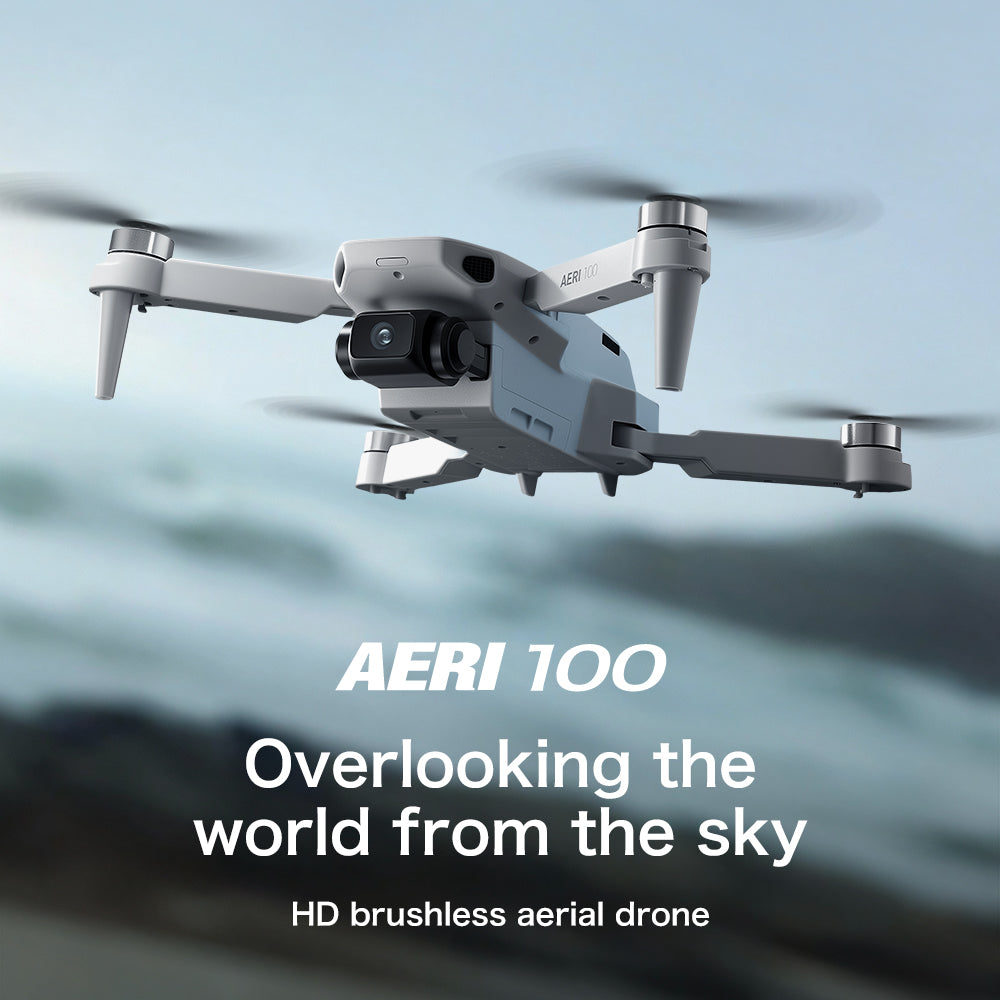 Aeri 100 Brushless Drone VR Headset Supported Dual Camera EIS Anti-Shake Optical Flow Hover