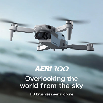 Aeri 100 Brushless Drone VR Headset Supported Dual Camera EIS Anti-Shake Optical Flow Hover