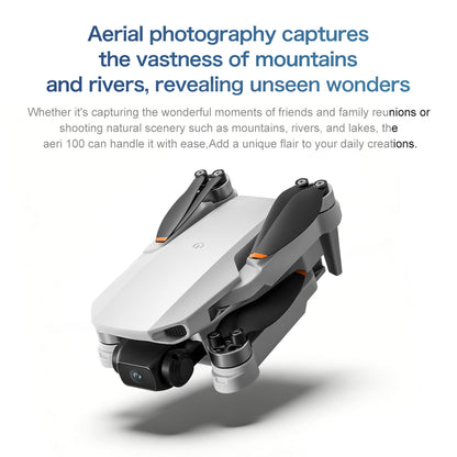 Aeri 100 Brushless Drone VR Headset Supported Dual Camera EIS Anti-Shake Optical Flow Hover