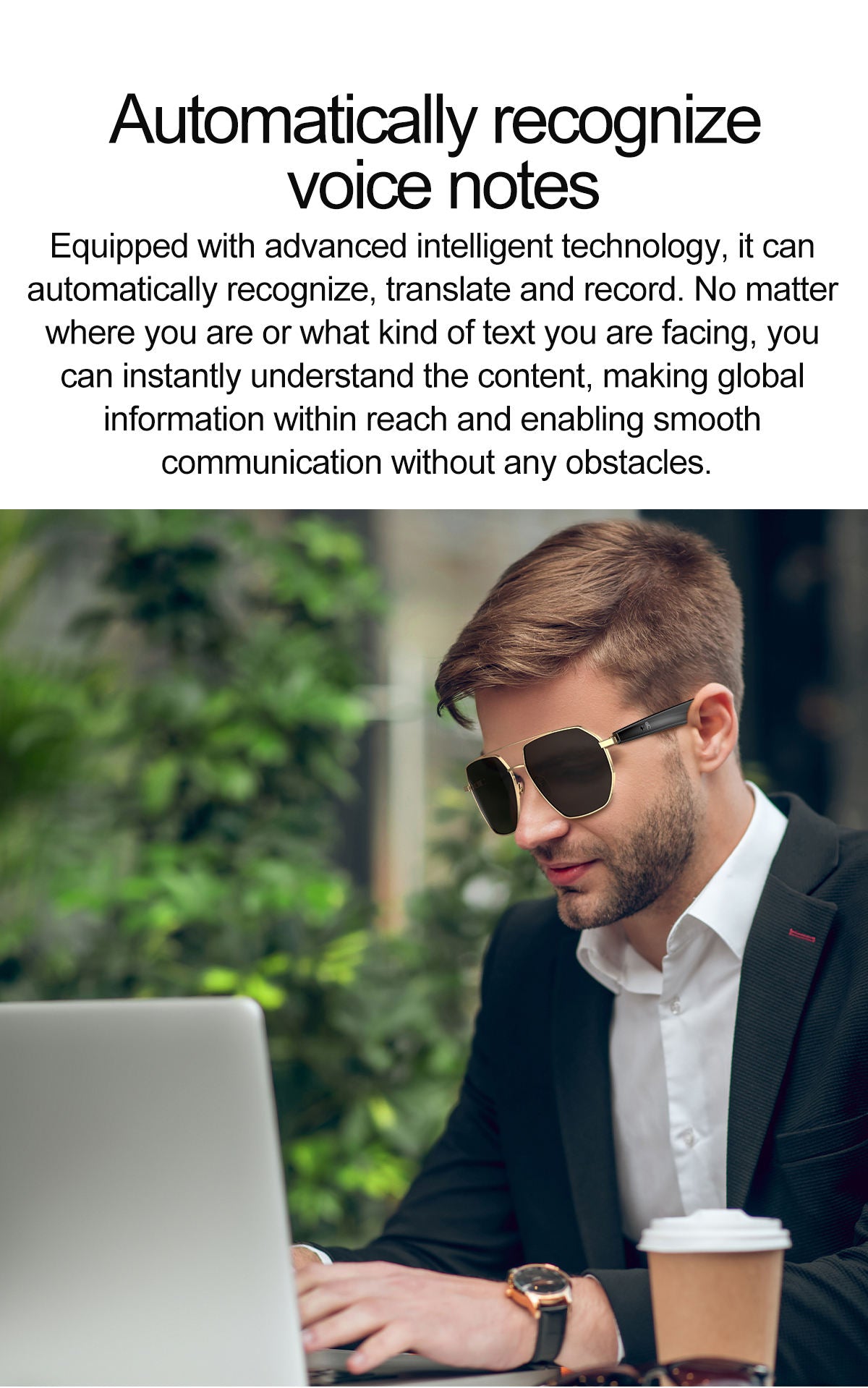AI voice assistant + precise gesture control, business smart glasses unlock efficient office mode