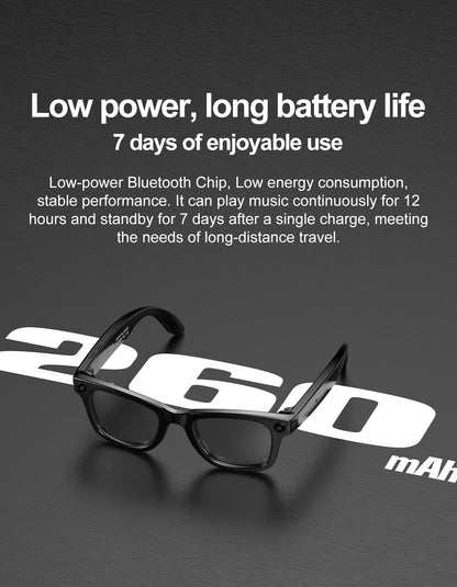 Smart glasses with AI assistant, voice translation, great for cross-border trips