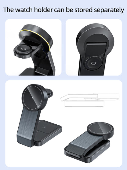 Strong Magnetic Wireless Charging Pad Fast Safe Charging for Smartphones