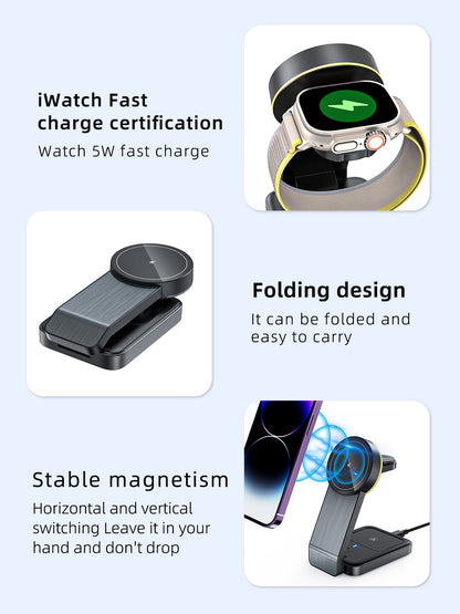 Strong Magnetic Wireless Charging Pad Fast Safe Charging for Smartphones