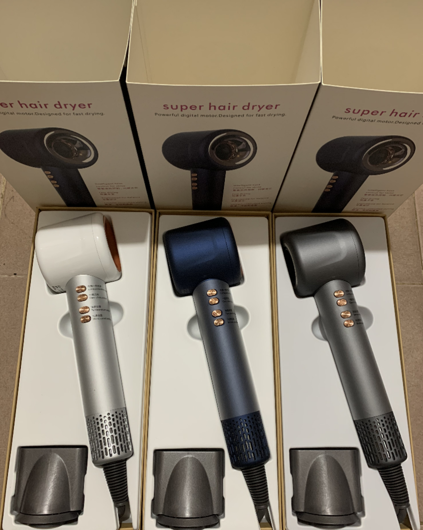 Wide air duct hair dryer, large air volume, fast remove moisture no scalp stuffiness
