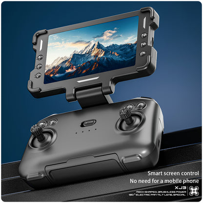 XJ3 Full Cover Protector RC Drone Optional 4.3" Screen Controller Long Flight Time Toy