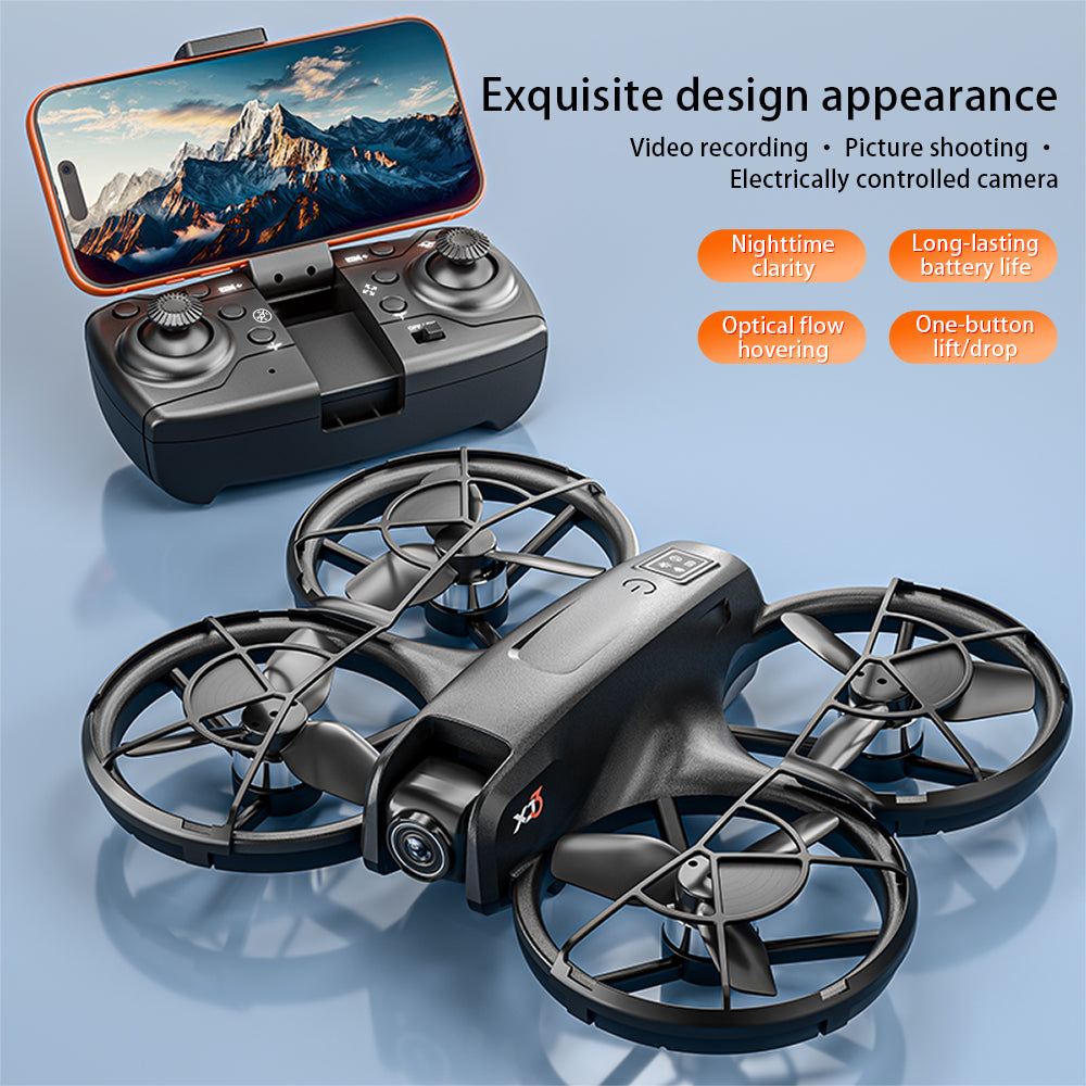 XJ3 Full Cover Protector RC Drone Optional 4.3" Screen Controller Long Flight Time Toy