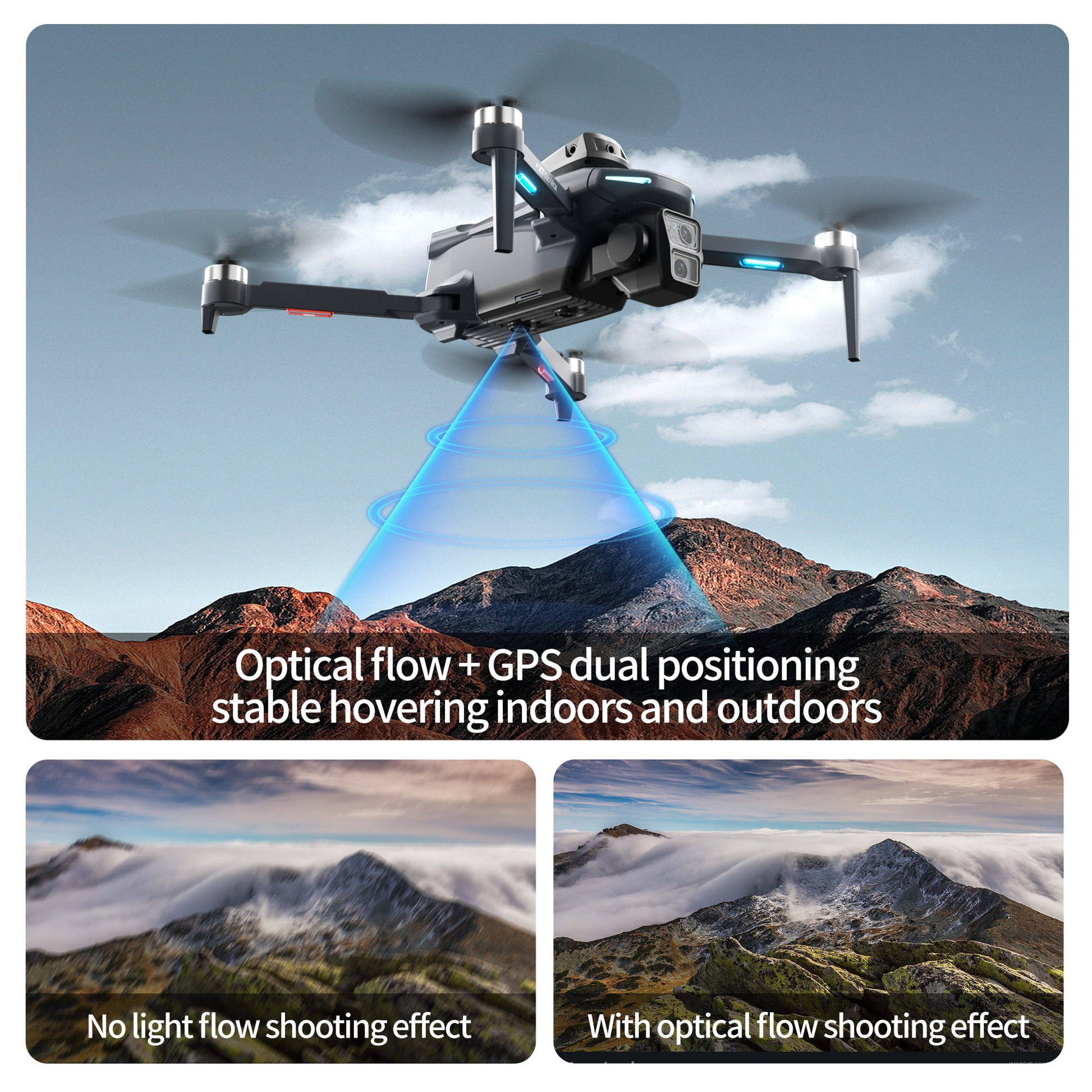 Brushless Motor Drone Stable Flight Strong Power For All Weather