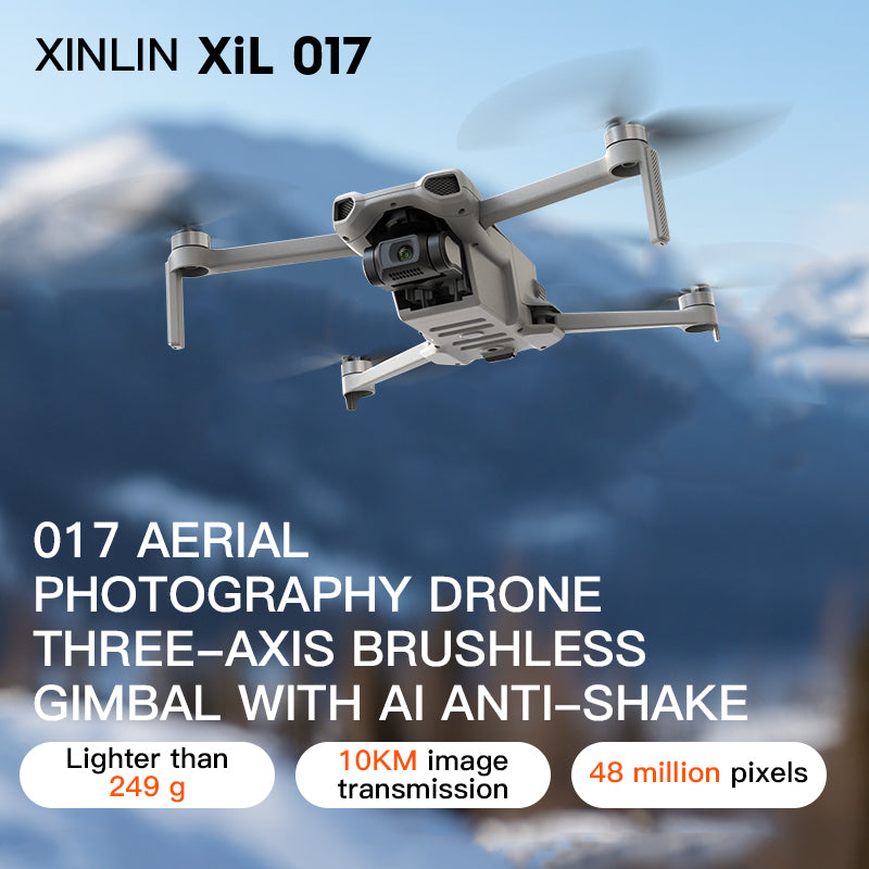 XiL 017 Long Range GPS Drone 6KM 5G Relay Transmission 3-Axis Gimbal 4K 20fps Camera