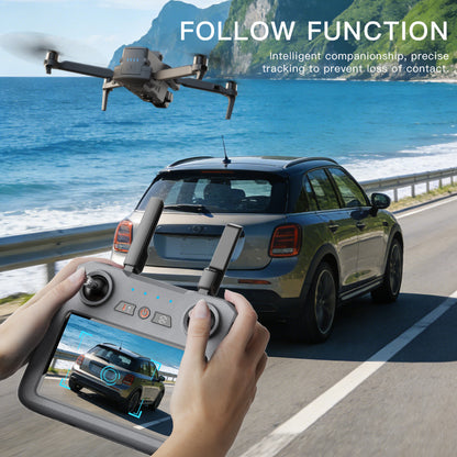 XiL019 MAX Touch Screen GPS Drone 3-Axis Gimbal 4K Camera 55Mins Flight
