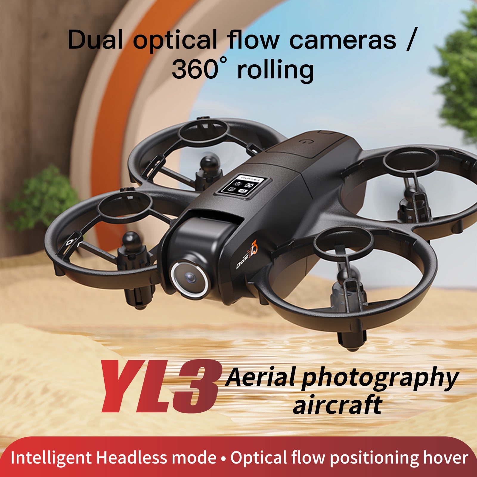 Fly high and take crystal-clear photos, this drone brings your outdoor adventures to vivid life