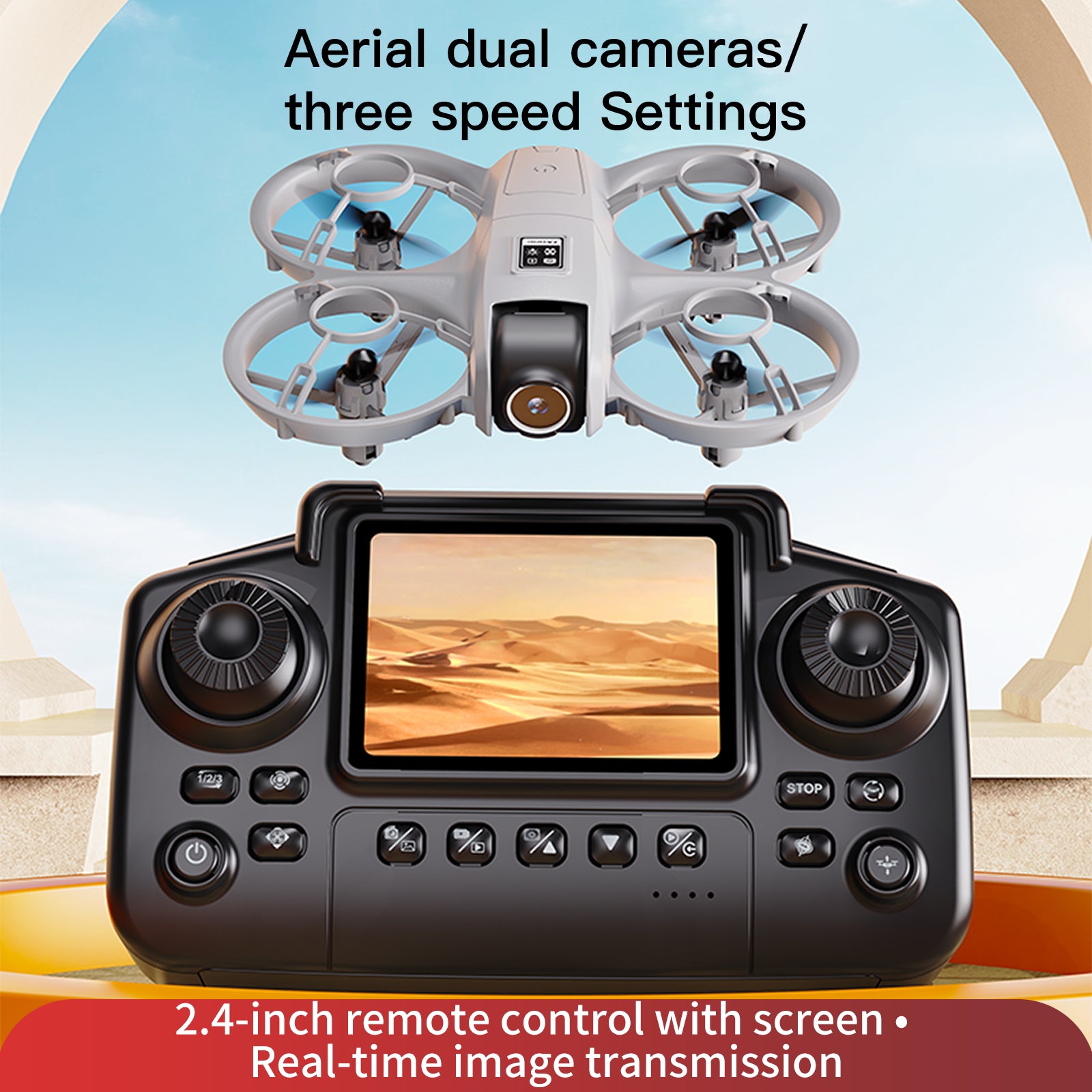 Fly high and take crystal-clear photos, this drone brings your outdoor adventures to vivid life