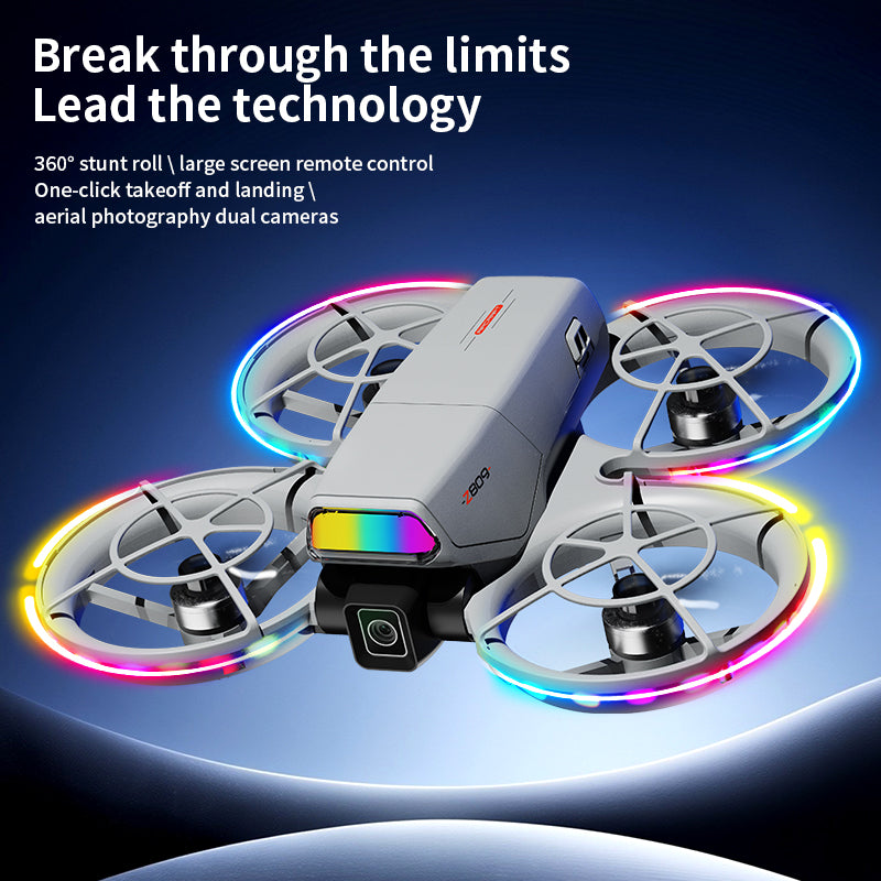 Z809 Foldable RC Quadcopter 6-Axis Gyro One Key Return Custom Flight Path WiFi FPV