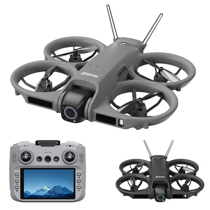 Crash-resistant body, propeller guards, one-key takeoff/altitude hold—safe entry-level drone for kids.