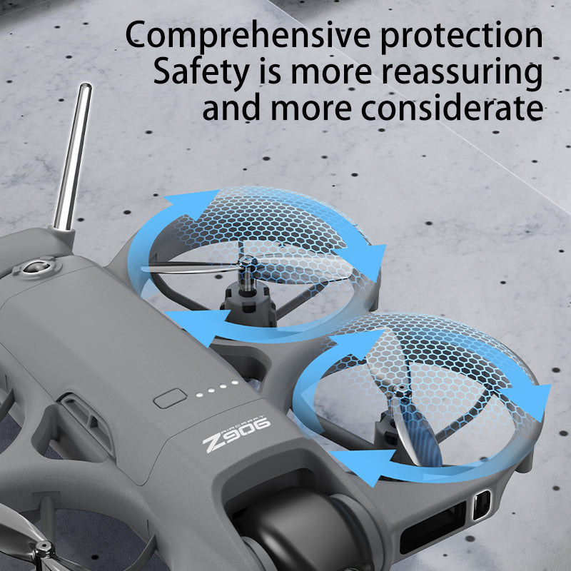 Crash-resistant body, propeller guards, one-key takeoff/altitude hold—safe entry-level drone for kids.