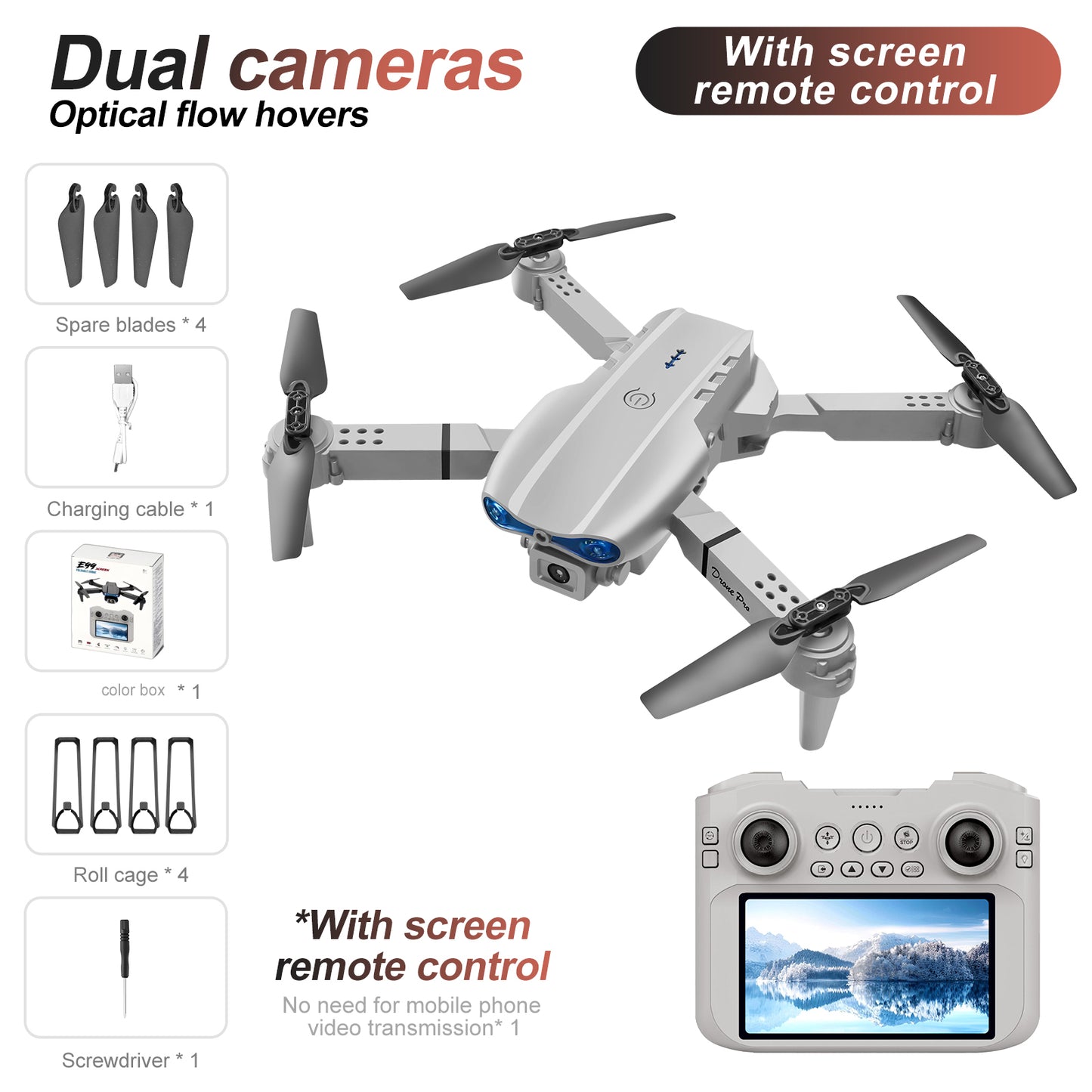Professional Aerial Drone Stable Hovering Long Battery Life Capture Every Detail Of Outdoor Scenery