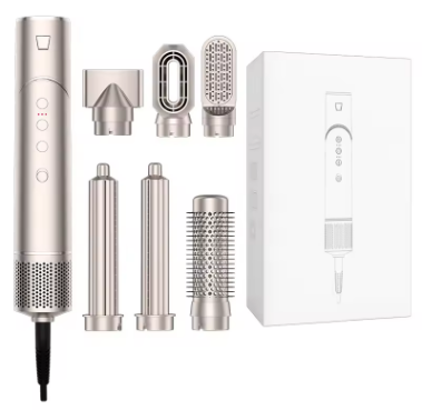 6 in 1 Hot air Comb Folding Multi-functional High-speed Automatic Curling Machine Negative Ions Hair Styler