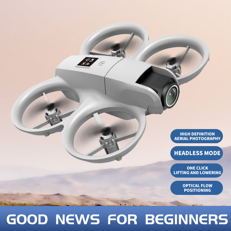Beginner - friendly drone with simple controls is perfect for those new to aerial flying