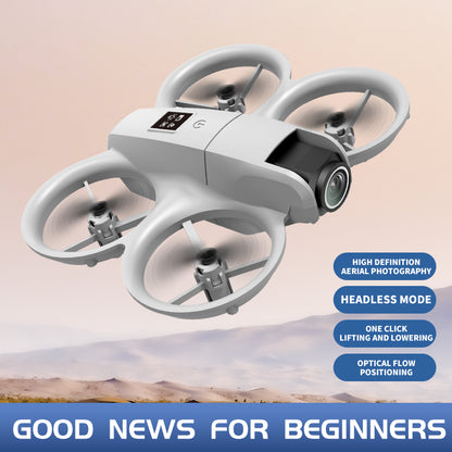 Beginner - friendly drone with simple controls is perfect for those new to aerial flying
