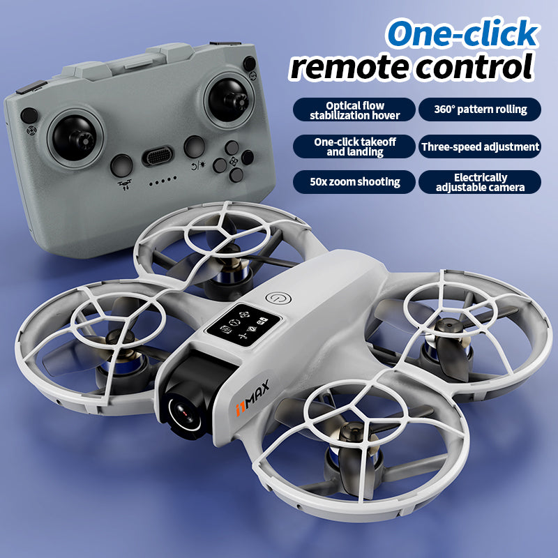 Foldable Mini Drone, 2.4G Remote Control Aerial Camera, HD Image Transmission, Universal Toy Drone for Kids & Adults
